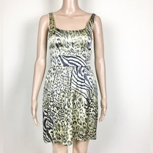 Marciano Animal Print Silk Dress Size XS
